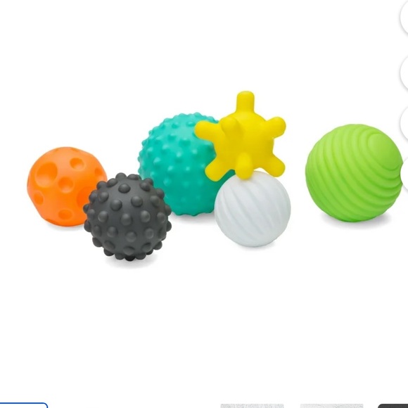Infantino Textured Multi Ball Set, Soft Plastic - Picture 1 of 2